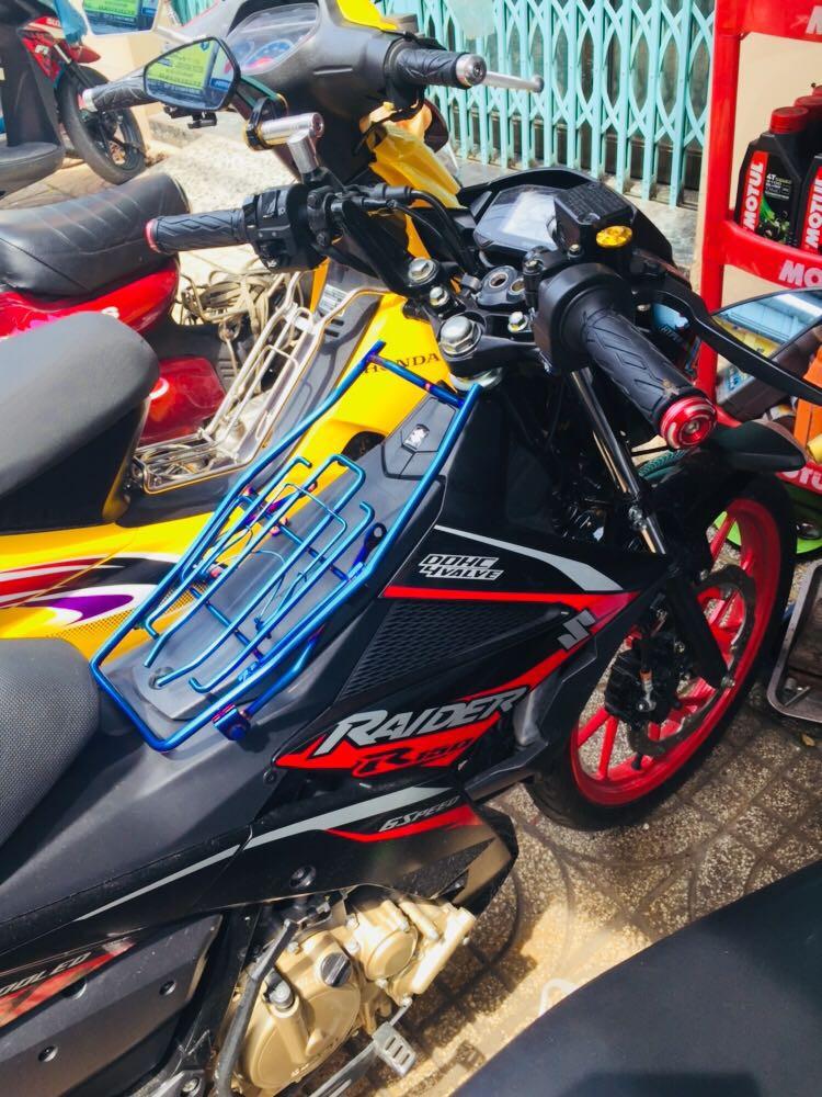 Baga giữa xe máy Raider 150 fi xanh titan