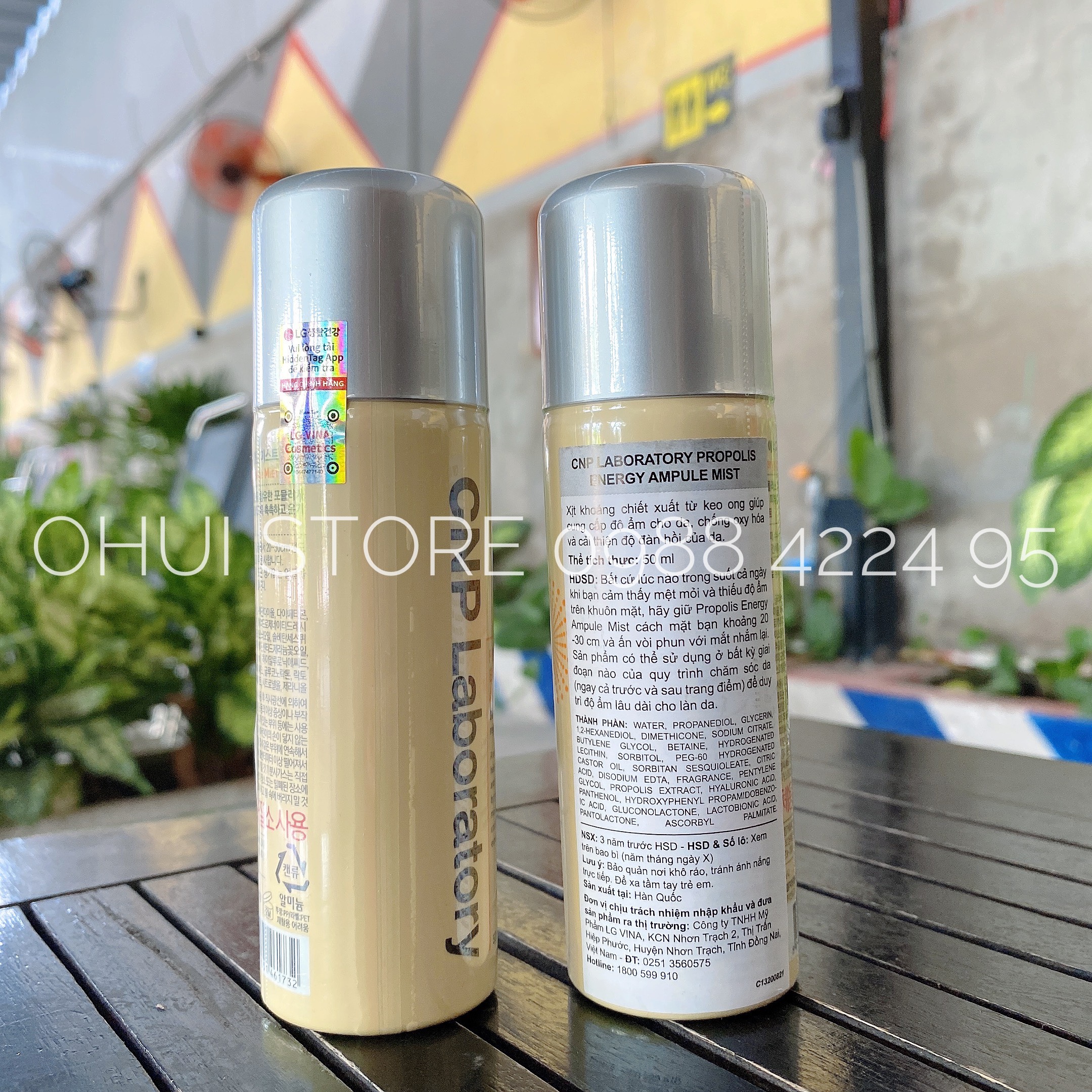 Xịt khoáng tinh chất keo ong tái tạo da CNP Laboratory Ampule Mist 50ml - Hàng chính hãng công ty LGVina có tem