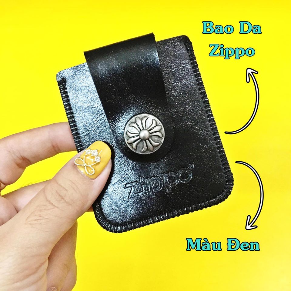 (GIÁ RẺ GIÁ RẺ) BAO DA ZIPPO DA BÊN TRONG MỀM VÀ MỊN