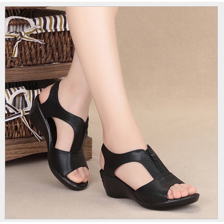 sandal cao gót da nữ 👠 FREESHIP 👠da mềm cho bà cho mẹ