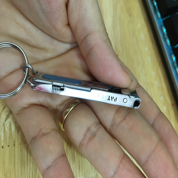 Nail Cutter for Nails and Feet, Can Be Compactly Stacked to Make a Useful Keychain. Th712
