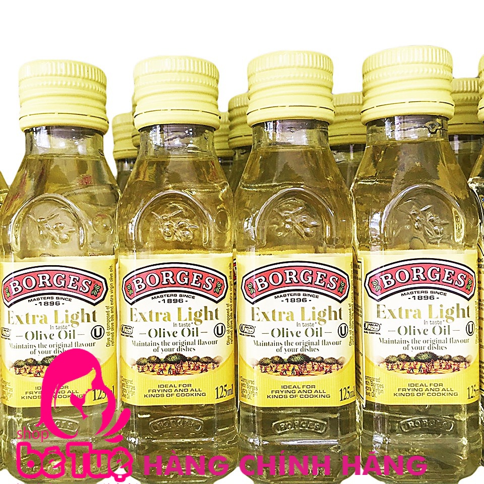 Dầu oliu nguyên chất không mùi Borges 125ml