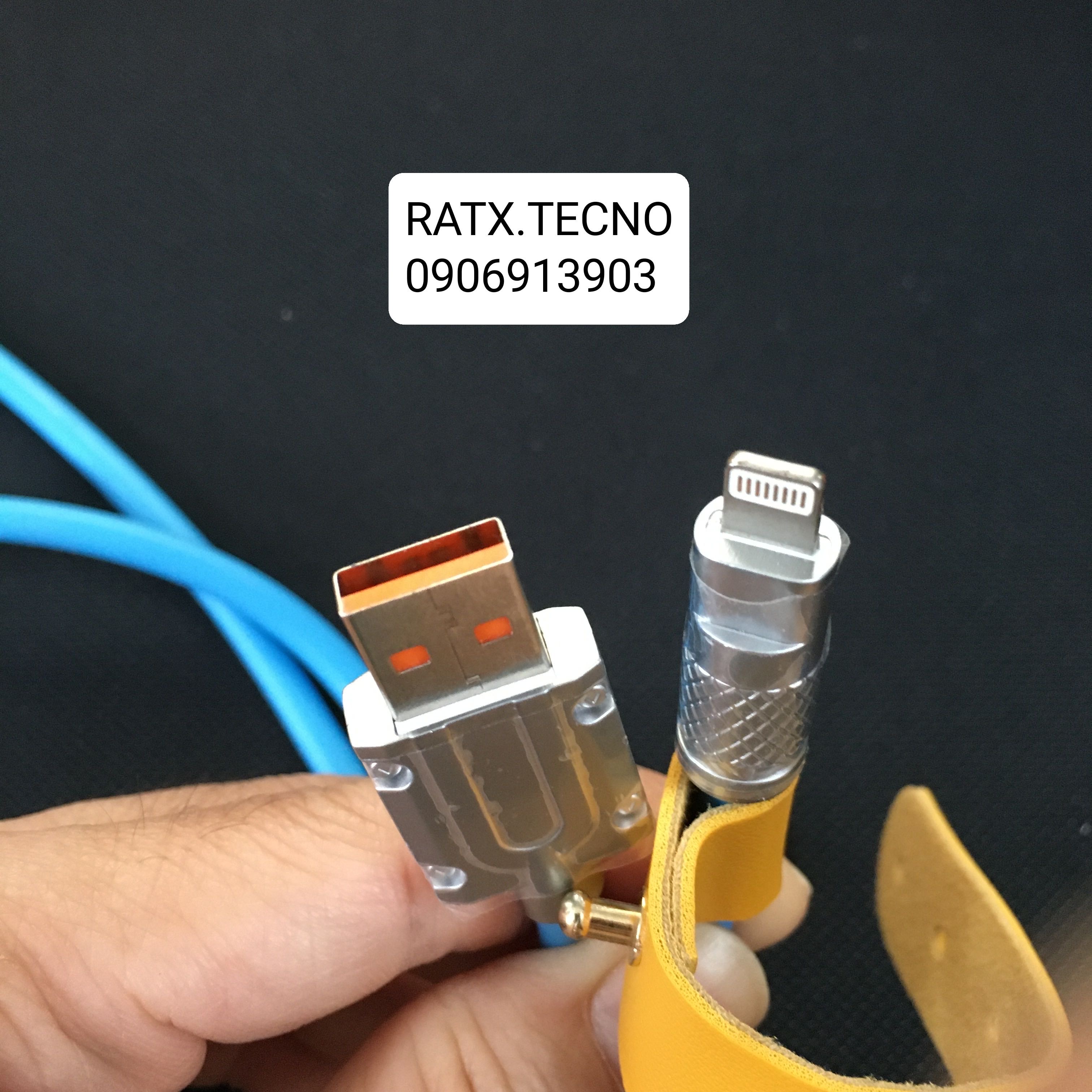 DÂY CÁP SẠC NHANH 120W PD USB TO LIGHTNING