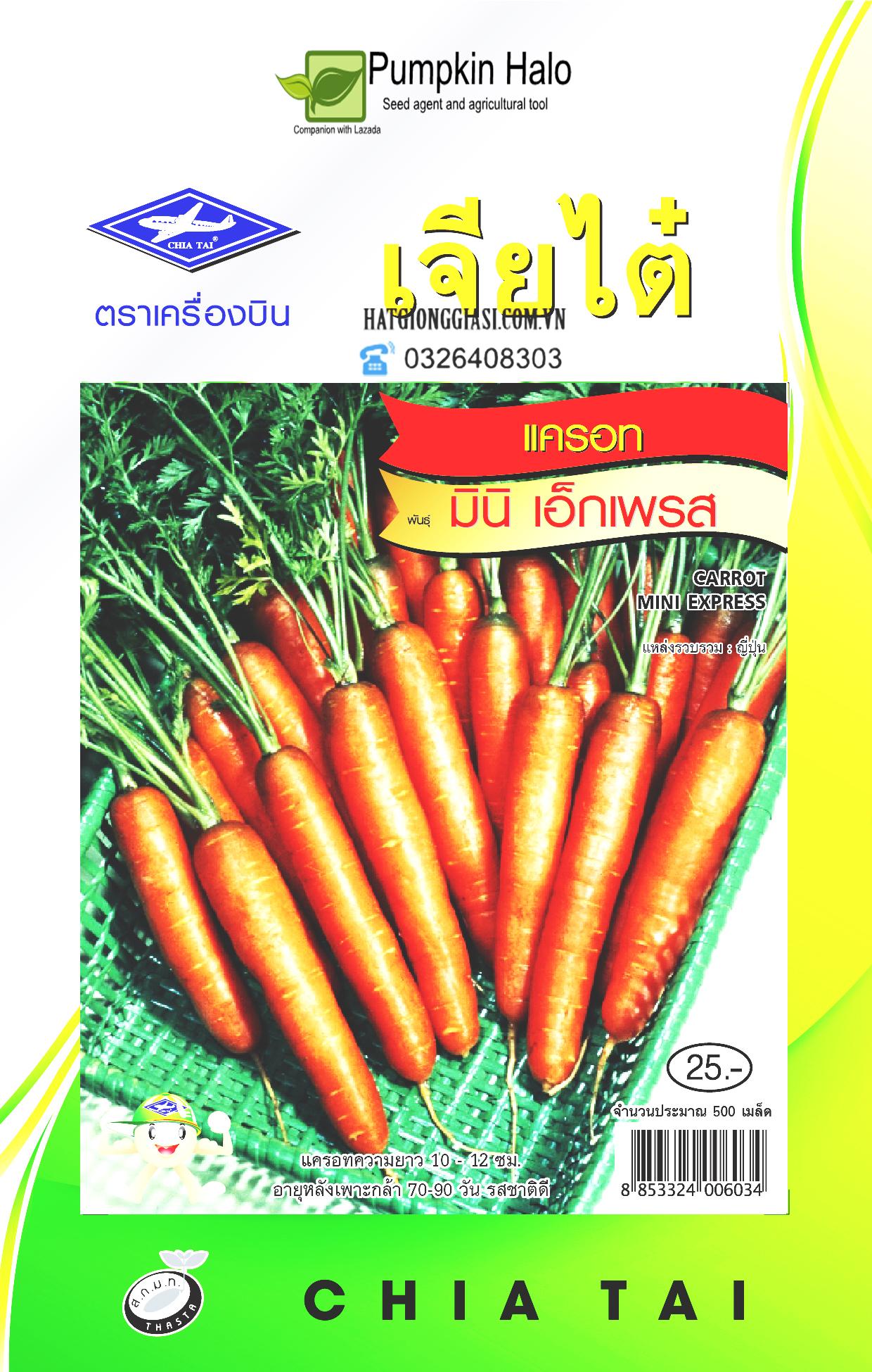 [HCM]CÀ RỐT MINI - HẠT GIỐNG THÁI - GÓI 500 HẠT .