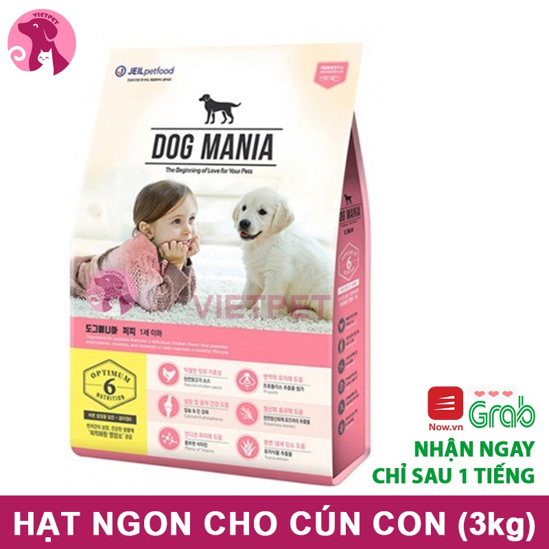 [3kg] Thức Ăn Hạt Cho Chó  Dog Mania