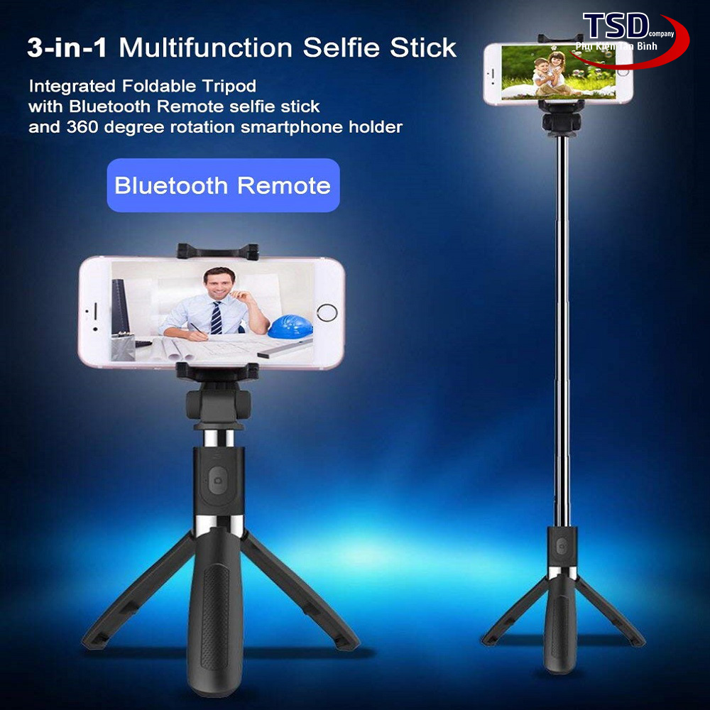 Gậy Tripod 3 Chân Selfie Stick L01 ( Kết nối bằng bluetooth )