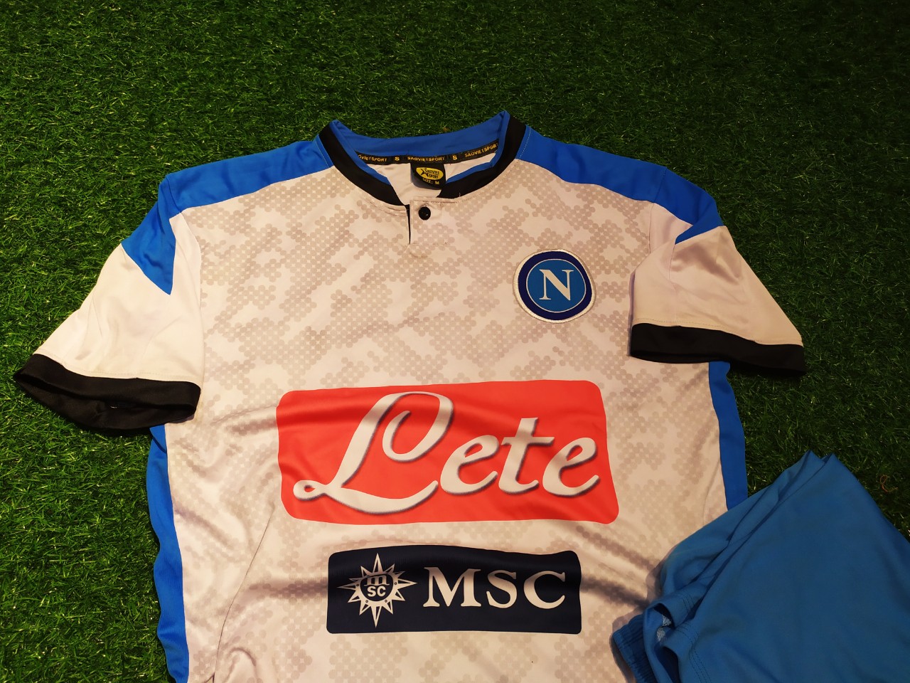 Áo Bóng Đá CLB Napoli Trắng 2020 , Mẫu Chuẩn