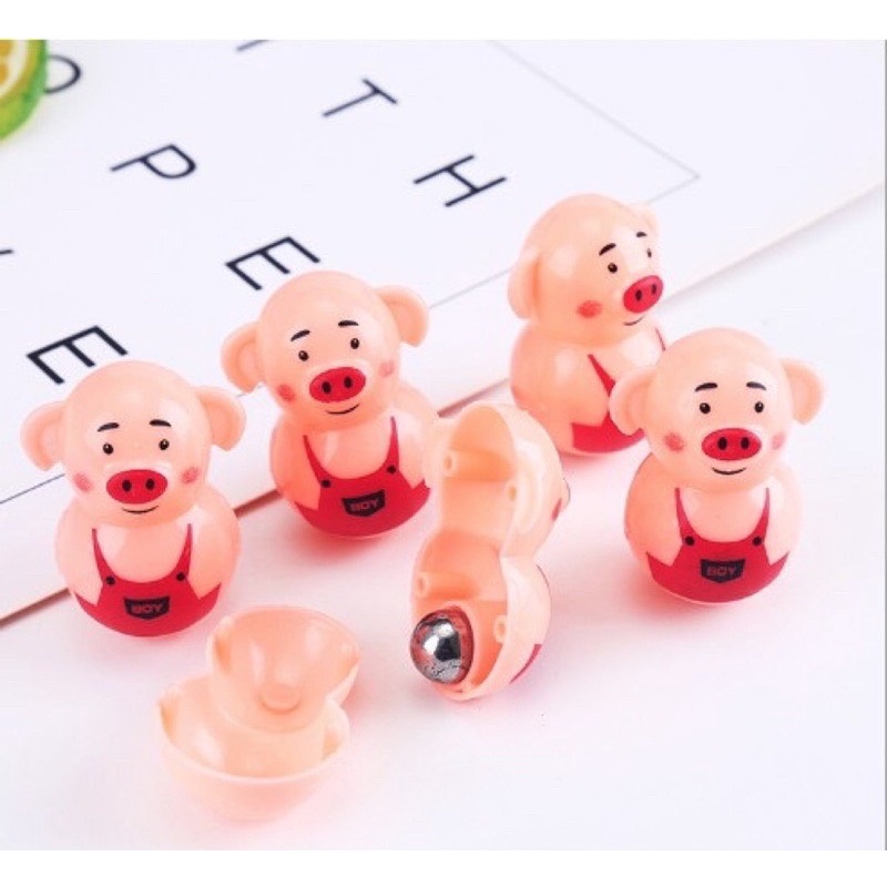 Đồ chơi con lật đật hình Heo mini siêu đáng yêu cho bé