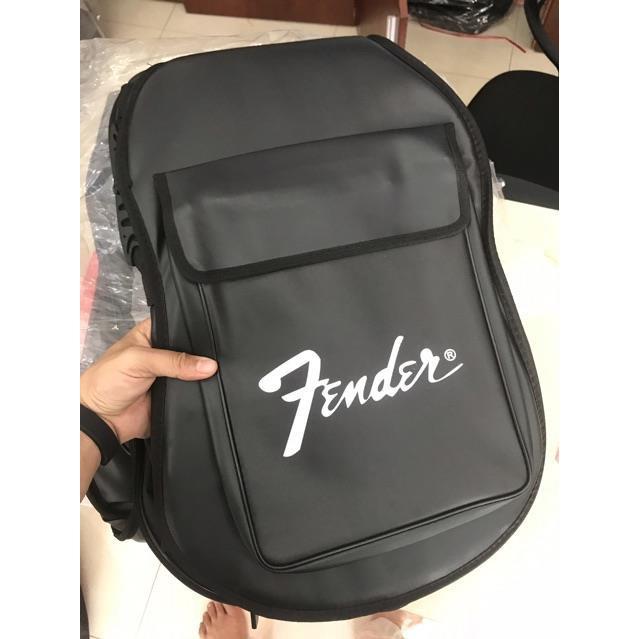 [HCM]Bao đàn  guitar điện 3 lớp Fender màu đen