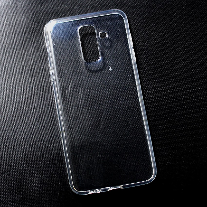 Ốp Silicon cho Samsung Galaxy A6 Trong suốt (Loại A+ chống ố vàng)