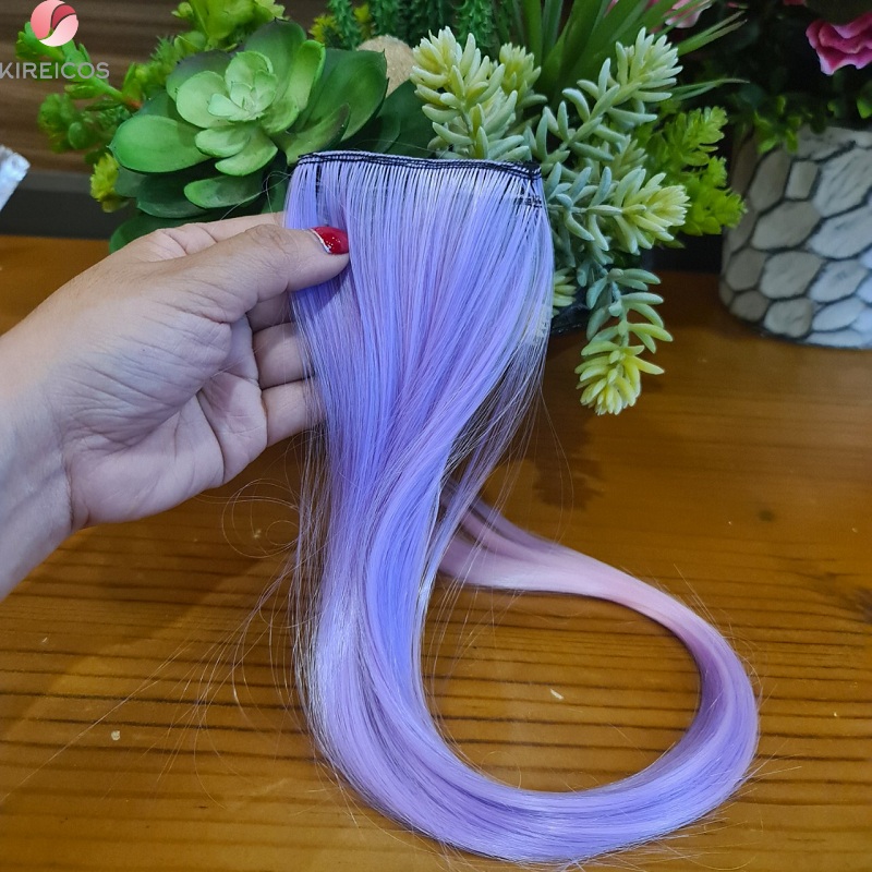 [HCM]Kẹp tóc Giả highlight Bảng To Nhiều Màu 55cm Sành điệu cho Nữ - kireicos