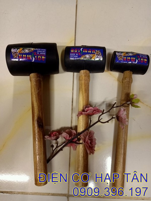 Búa cao su  cán gỗ  giá xưởng