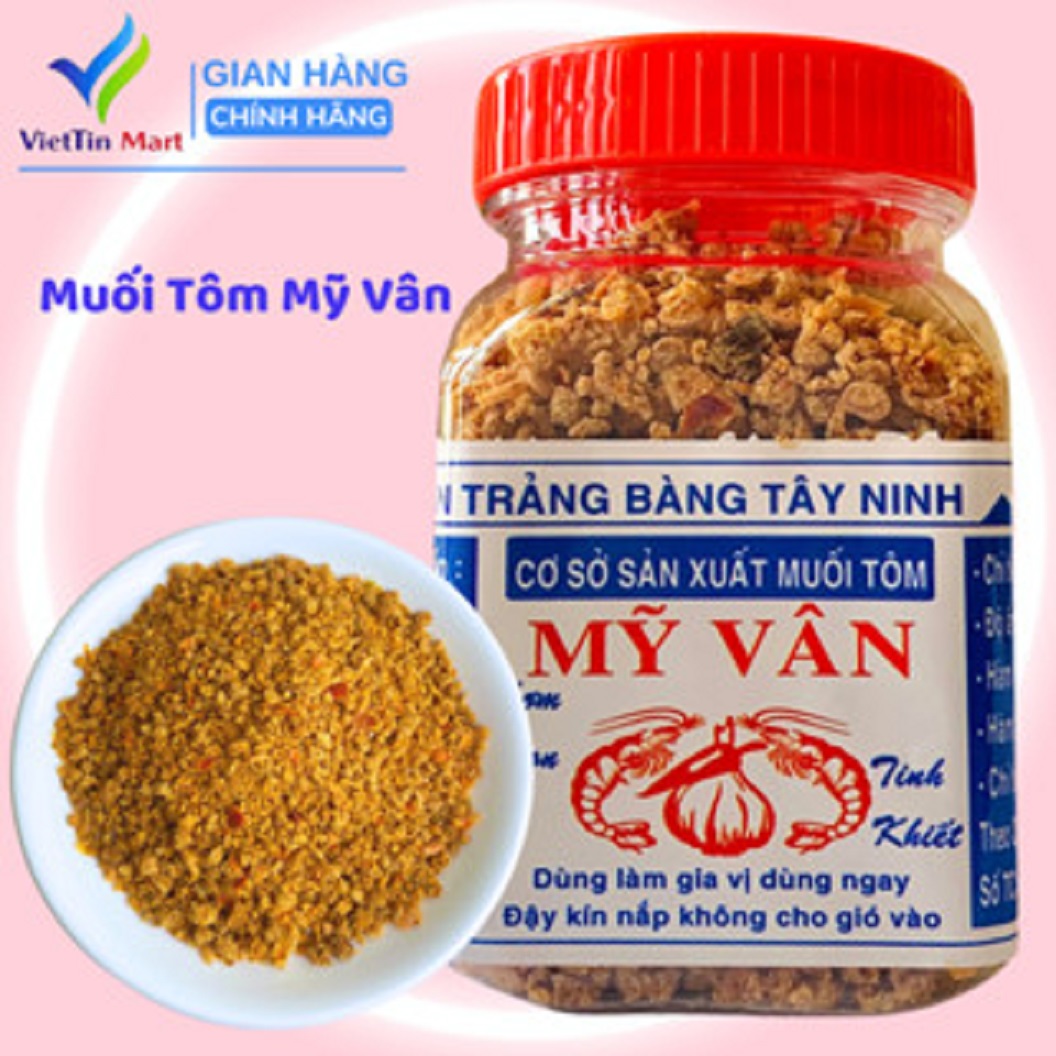 MUỐI TÔM TÂY NINH TRẢNG BÀNG MỸ VÂN 100G