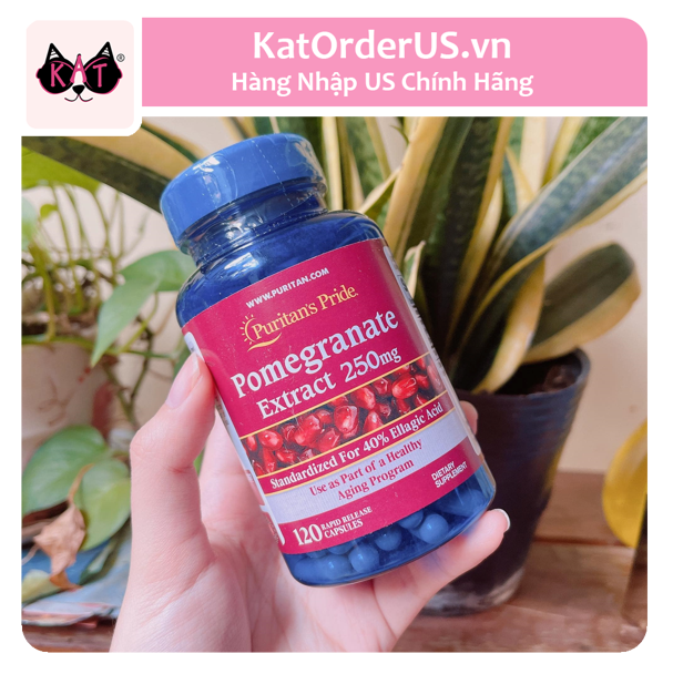Viên lựu Puritan Pomegranate Extract 250mg 120 viên