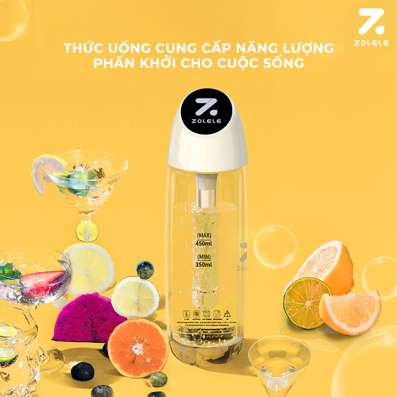 MÁY LÀM SODA ZOLELE SM451 dung tích 450ml
