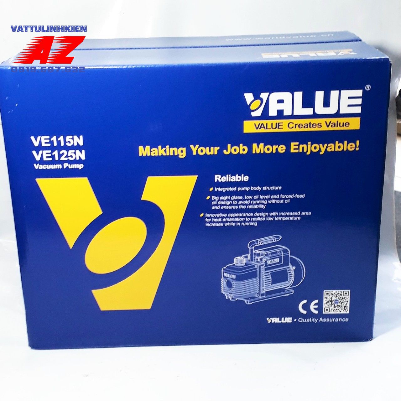 Máy hút chân không VALUE VE125N - 3.0 CFM
