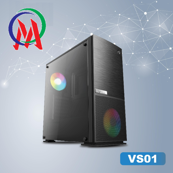 [HCM]Vỏ case máy tính VSP VS01 Gaming Mặt Trước Lưới