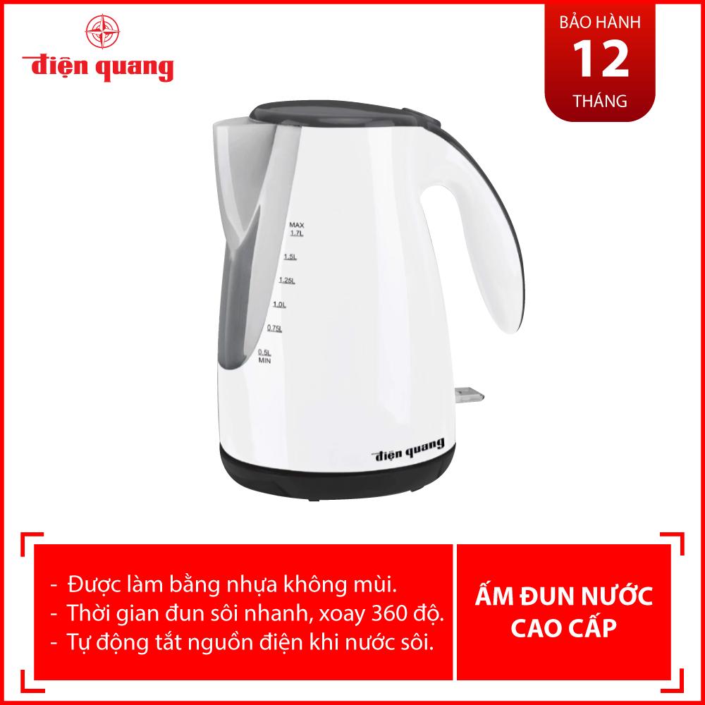 Ấm đun nước siêu tốc Điện Quang ĐQ EKT04 1817 (1800, 1.7L, thân nhựa)
