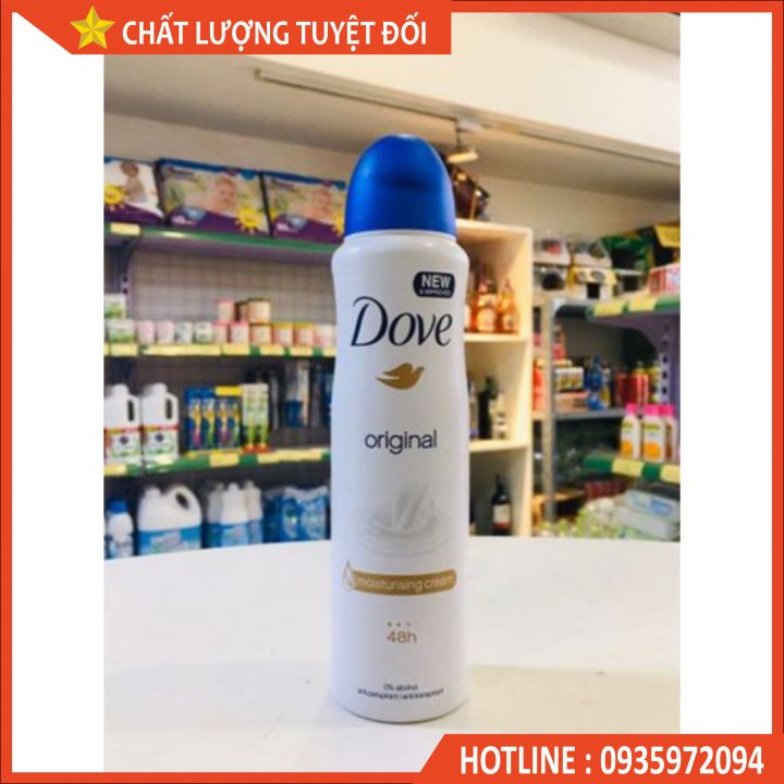 Xịt Khử Mùi Dove 150ml Mỹ