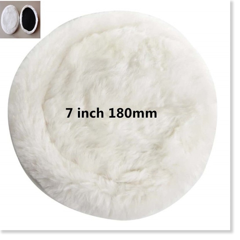 Bộ 2 phớt lông cừu đánh bóng 7 inch-180mm