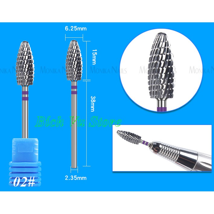 [HCM]Đầu mài phá bột phá gel bằng sắt sản phẩm thiết kế tinh xảo đa dạng mẫu mã kích cỡ đảm bảo hàng như mô tả và hình ảnh