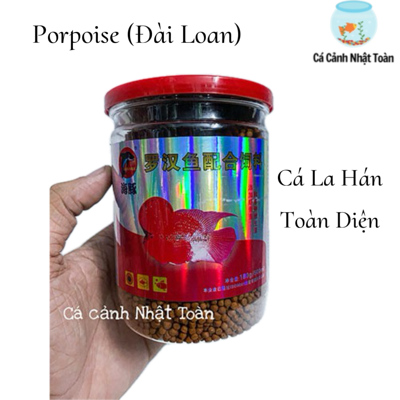 "Hoàn tiền đến 10%" THỨC ĂN HỖ TRỢ TOÀN DIỆN CÁ LA HÁN PORPOISE 180G