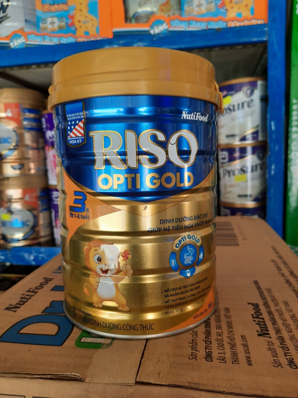 Sữa bột Riso Opti Gold 1 900g - Giúp trẻ tiêu hoá khoẻ mạnh
