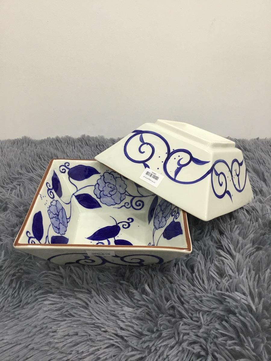 TÔ VUÔNG 19.5 CM - GỐM SỨ CƯỜNG PHÁT