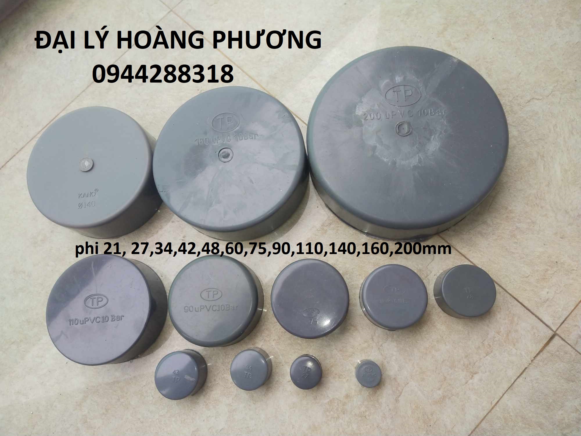 Bịt ống PVC 160