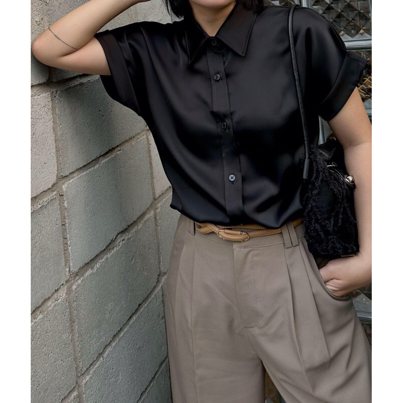 Áo sơmi lụa cánh dơi SATHY cao cấp ( Celay shirt)