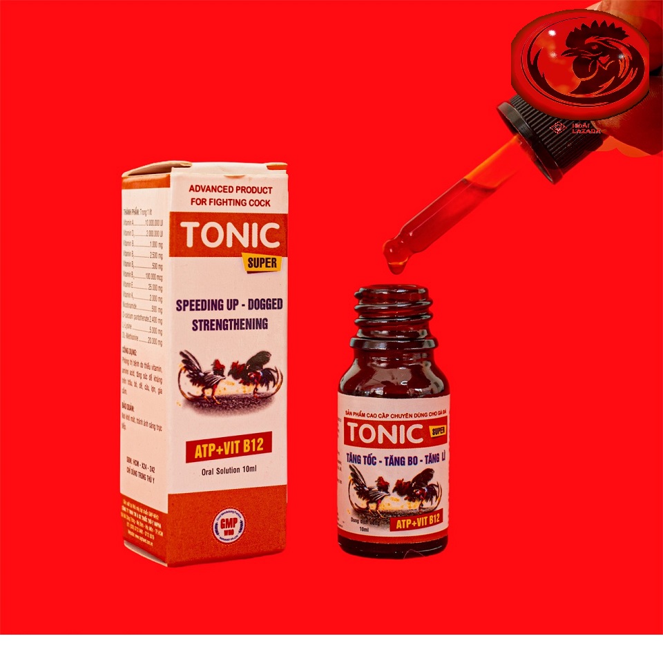 Tonic [10 ml] Gà đá tăng tốc, tăng bo, tăng lì đòn