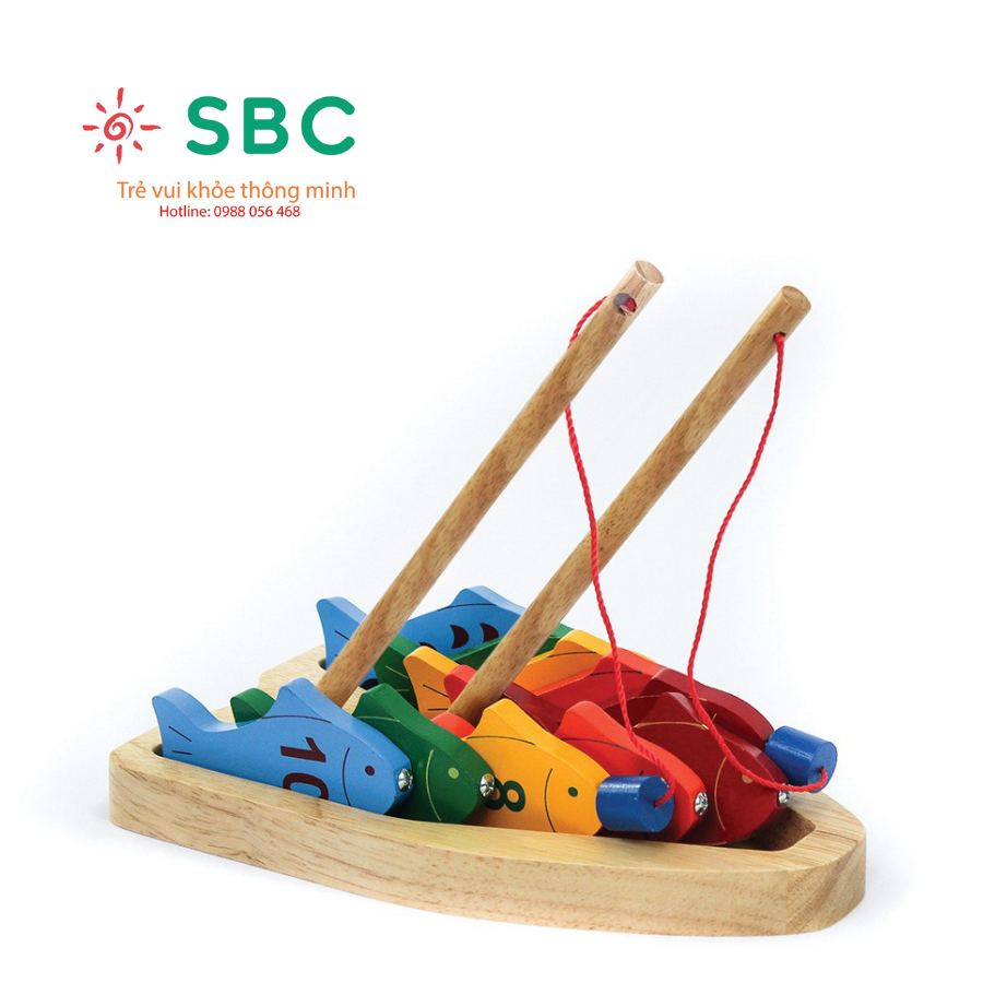 Đồ chơi gỗ Winwintoys - Câu 10 cá số