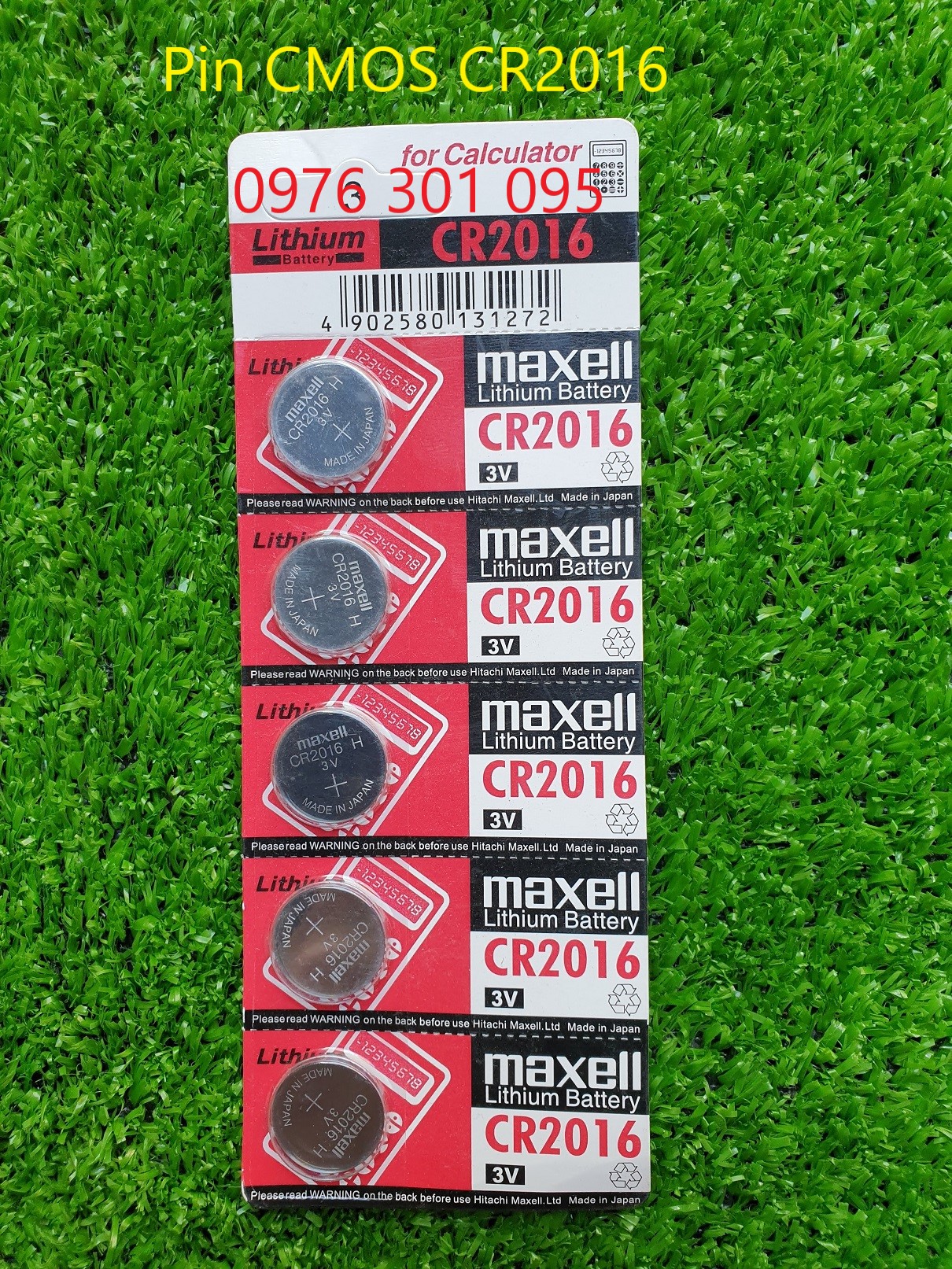 Pin Cmos Maxcell CR2032 1 Vĩ 5 Viên