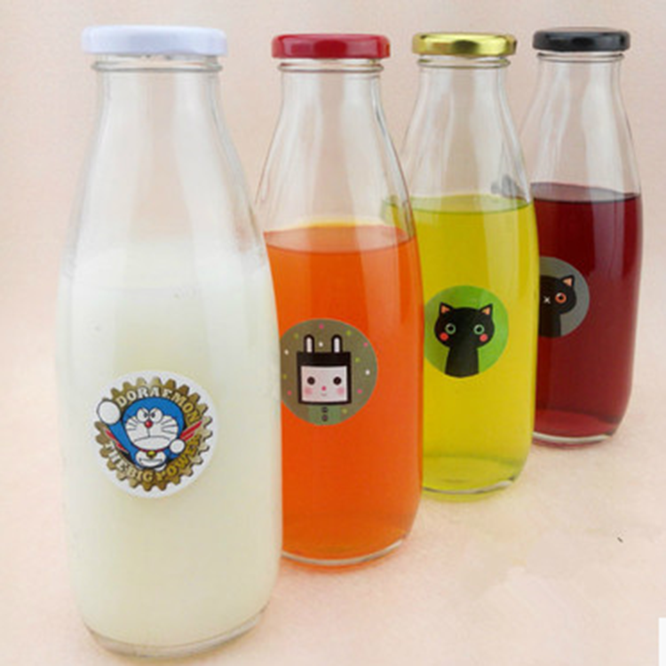 Chai Thủy Tinh Nắp Thiếc Đựng Sữa Hạt 500ml