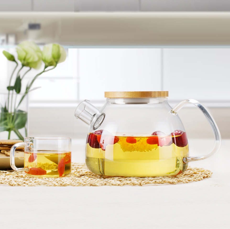 Bộ bình lọc trà thủy tinh Samadoyo NA923 900ml (Bình + 2 tách 150mL)