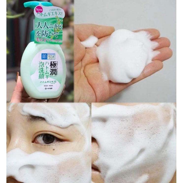 Sữa rửa mặt tạo bọt Hada Labo Nhật Bản 109k
