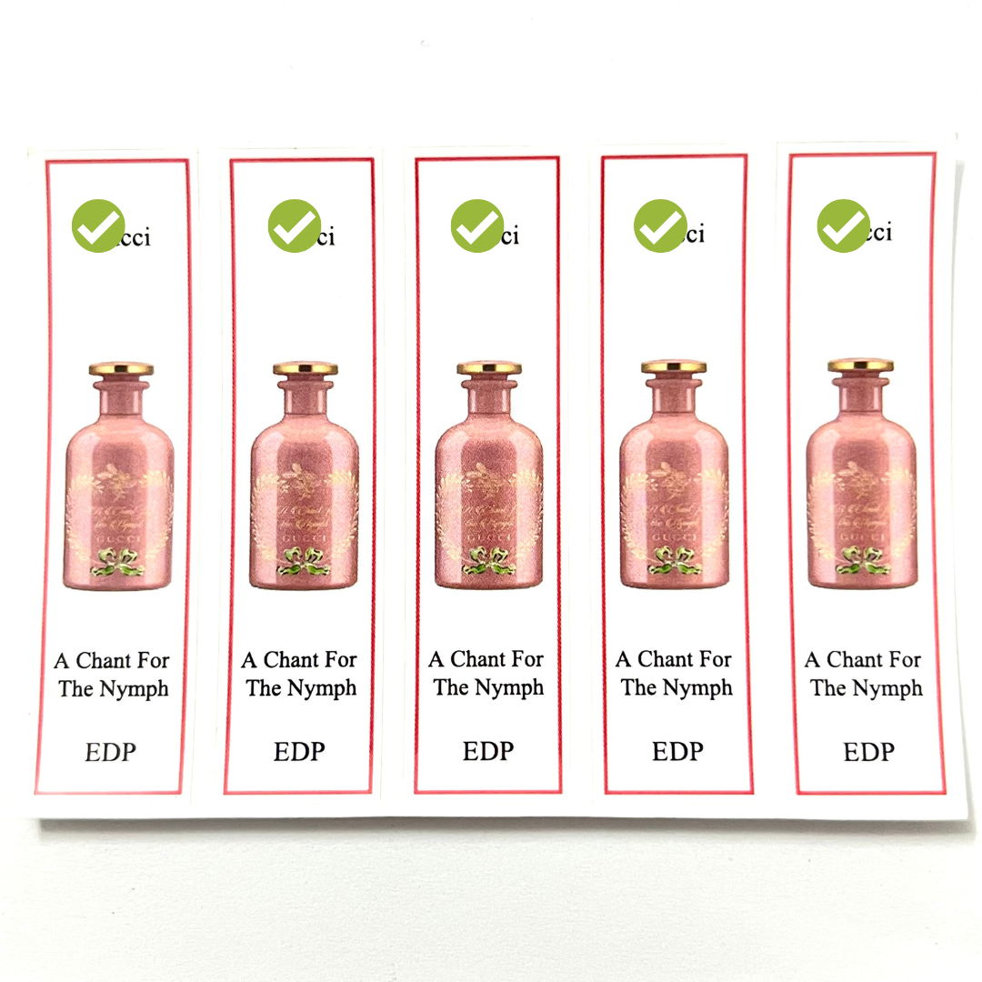 [Ho Chi Minh] combo 10 PCs sponge bottle sticker for full range extract bottle