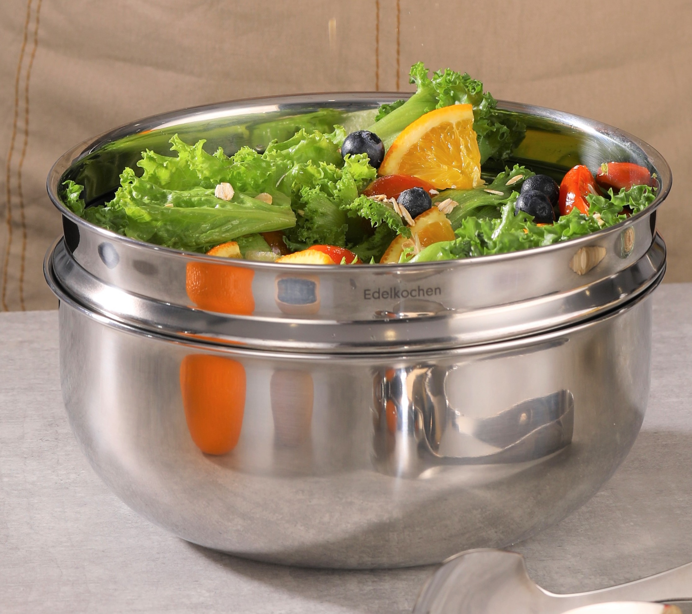[HCM]Thố trộn kèm xửng Edelkochen 20cm