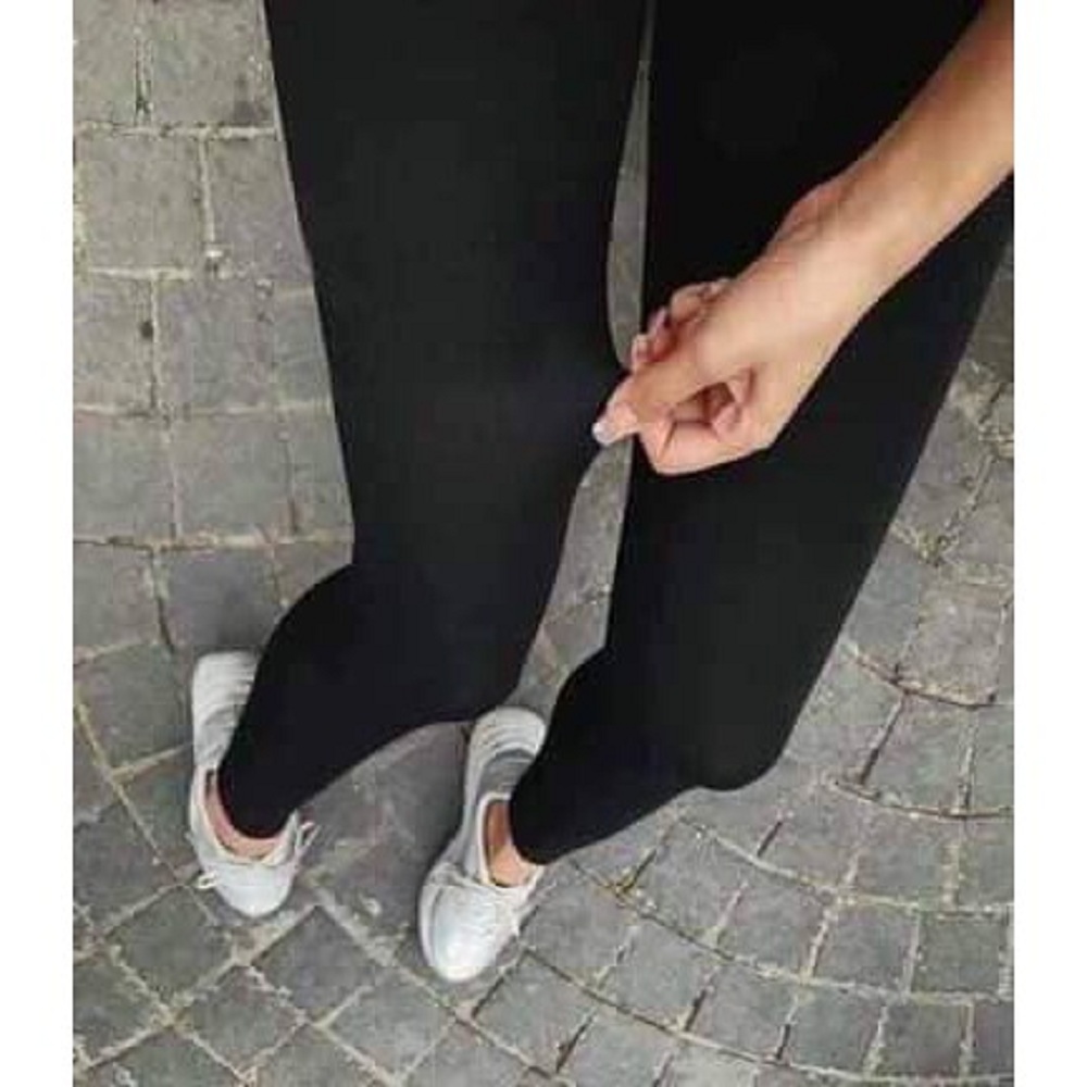 Quần legging nữ cạp cao hai túi sau