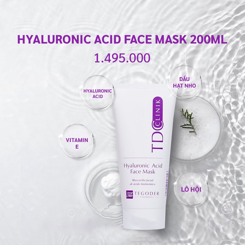 Mặt Nạ Dưỡng Ẩm Tức Thì HA Tegoder Hyaluronic Acid Face Mask 50ml