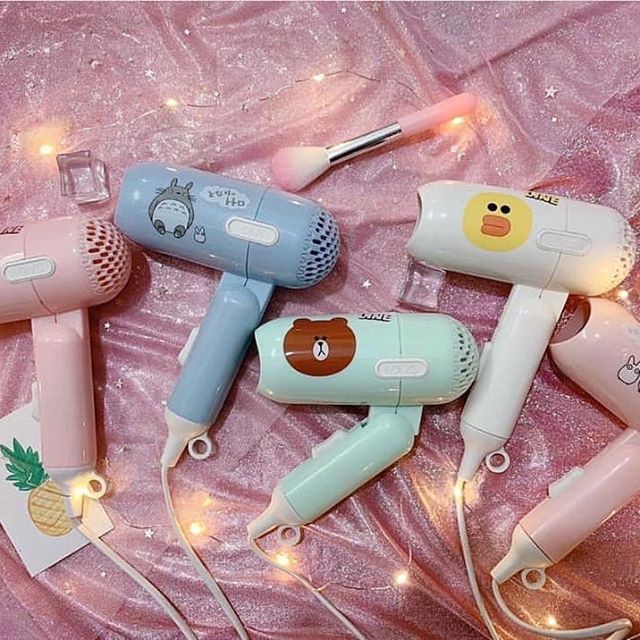 ( SIÊU RẺ ) Máy Sấy Tóc Mini Hình Thú Gấp Gọn Dễ Thương