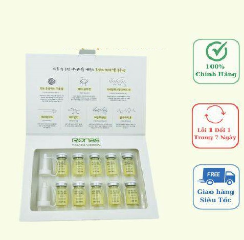 Tế bào gốc ronas vàng chăm sóc da hộp 10 lọ