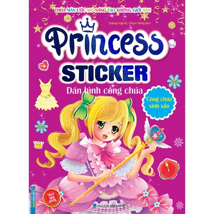 Sách Princess Sticker - Dán Hình Công Chúa - Công Chúa Xinh Xắn - Newshop