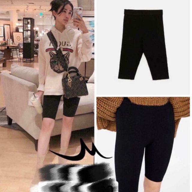Quần legging ngố 4 túi