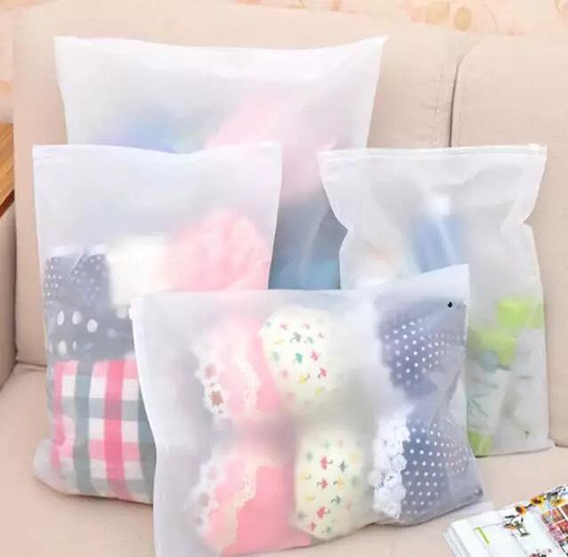 Combo 10 túi zip chống thấm nước đựng đồ du lịch