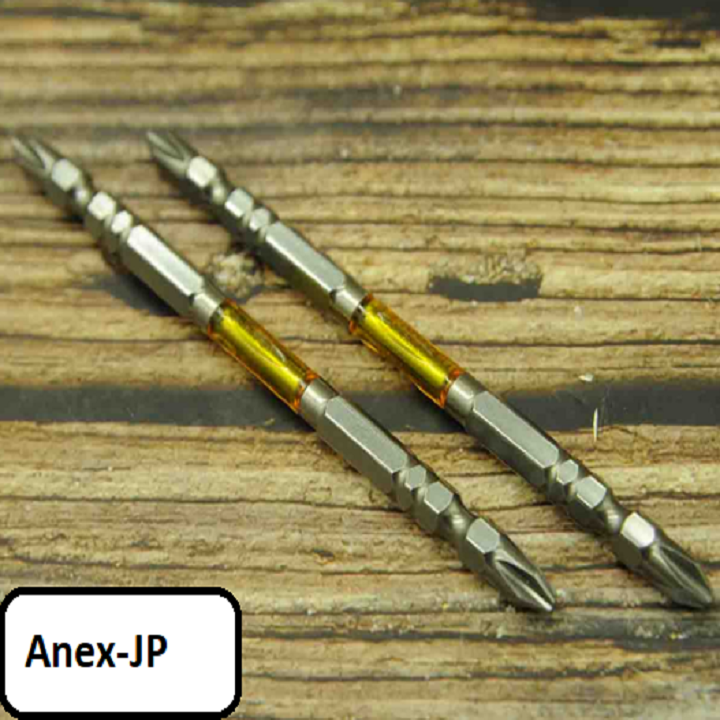 Bộ 2 mũi vặn vít 2 đầu có từ tính +2×65 artm-2065 anex