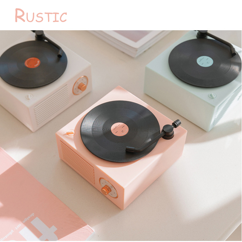 Loa bluetooth mini mô phỏng đĩa than Bltech phong cách vintage độc đáo dễ thương