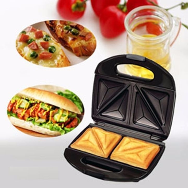 Máy Nướng Bánh Gia Đình , Máy Làm Bánh Hotdog Sanwich , Máy Nướng Bánh Chống Dính Cao Cấp , Máy Kẹp Bánh Mì Công Suất 700w , Làm Nóng Nhanh , Hệ Thống Rơ Le Tự Cảm Biến , Thiết Kế Nhỏ Gọn , Chống Dính An Toàn , Dễ Sử Dụng