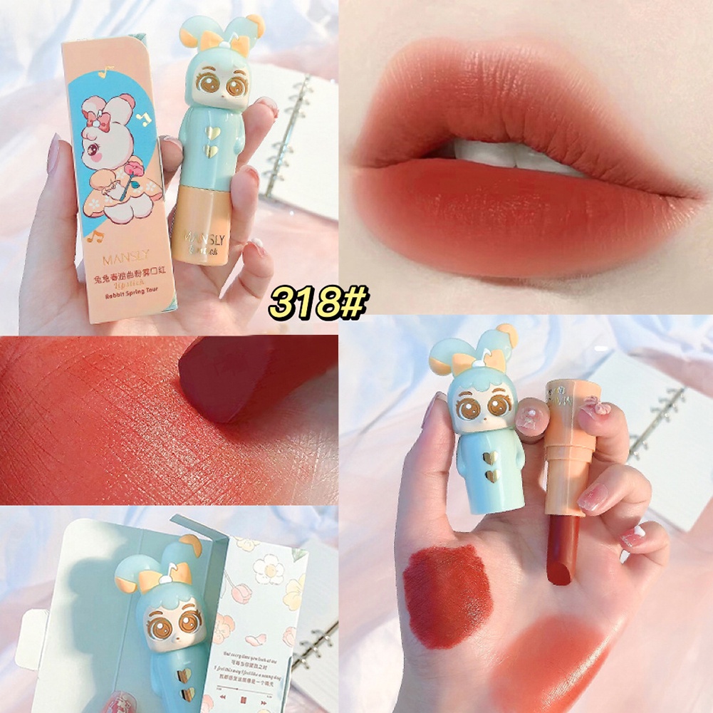 Son thỏi búp bê hiệu ứng nhung mịn lì , mềm môi