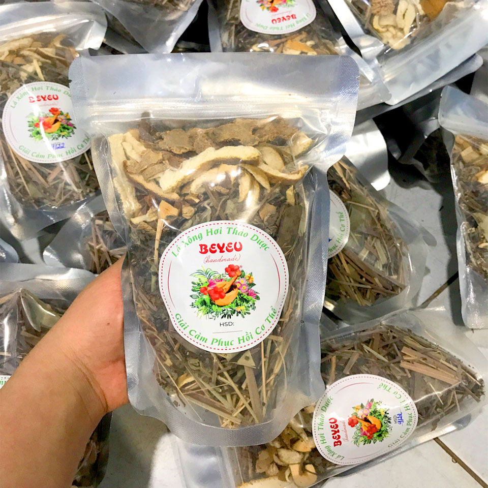 Combo 5 gói lá xông giải cảm